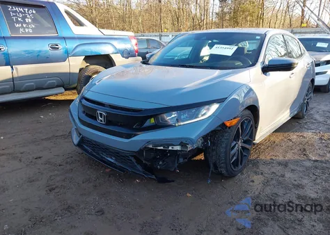 2021 Honda Civic Sport из США, поврежденный, VIN SHHFK7H40MU400246